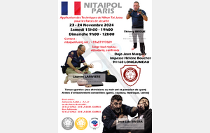 Prochain stage en Novembre