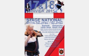 Stage national Nihon Tai Jitsu / Tai Jitsu