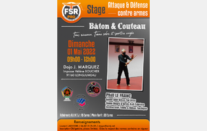 Stage Bâton/Couteau