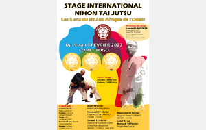 Stage anniversaire - Afrique de l'Ouest