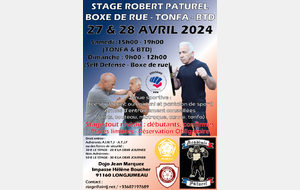 Stage Robert Paturel - Self Défense / Boxe de rue