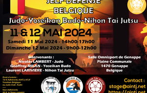 Stage Belgique - Judo / Yoseikan Budo / Nihon Tai Jutsu 