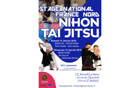 Programme stages/compétitions - 1er trimestre 2018
