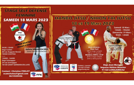 Stage Self Défense féminine et Hanbo Jitsu